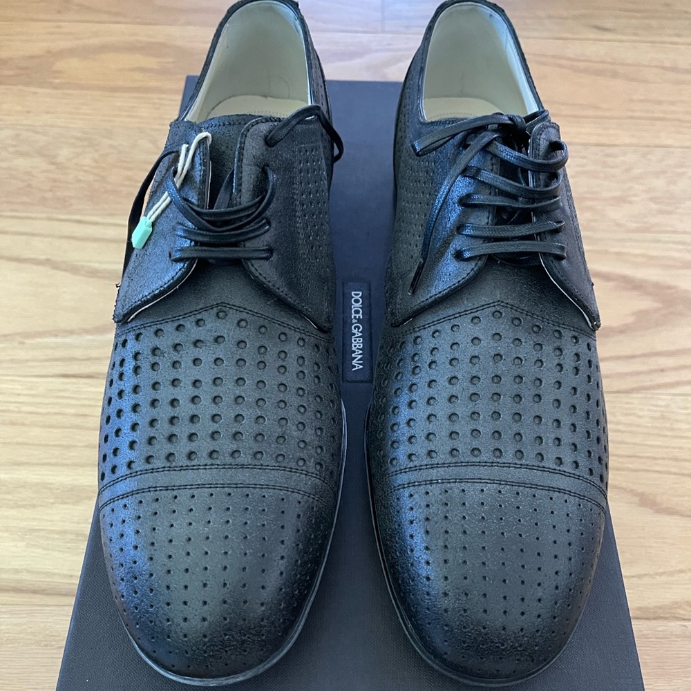 Dolce & Gabbana stylish leather Derby Crosta Cerata Anticata.
